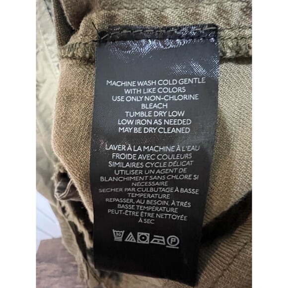 Anthropologie Pilcro Moss Flutter Sleeve Button Front Tunic Dress, S - Picture 6 of 10